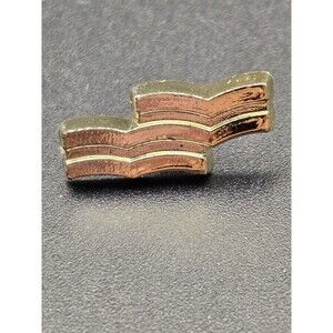 Vintage Ballou Waves Gold Tone Lapel Pin